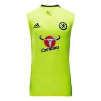 2016-2017 Chelsea Adidas Sleeveless Training Jersey (Yellow)