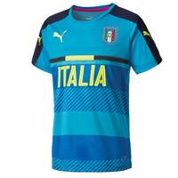 2016 2017 italy puma training jersey blue kids