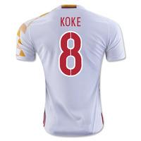 2016-2017 Spain Adidas Away Shirt (Koke 8)