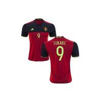 2016 2017 belgium home shirt lukaku 9