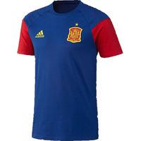 2016-2017 Spain Adidas Training Tee (Blue)