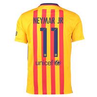 2015-16 Barcelona Away Shirt (Neymar Jr 11)