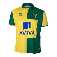 2015 2016 norwich city errea home football shirt