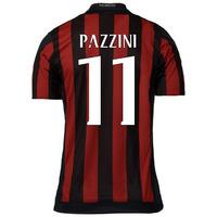 2015-16 AC Milan Home Shirt (Pazzini 11) - Kids
