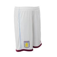 2016-2017 Aston Villa Home Football Shorts (White)