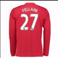 2016 17 man united home long sleeve shirt fellaini 27