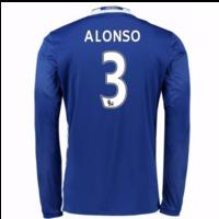 2016-17 Chelsea Home Long Sleeve Shirt (Alonso 3)