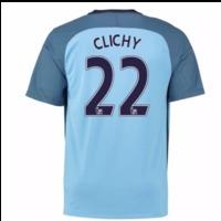 2016-17 Man City Home Shirt (Clichy 22)