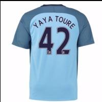 2016-17 Man City Home Shirt (Yaya Toure 42)