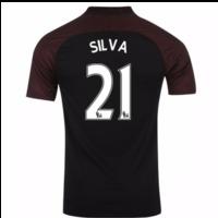 2016-17 Manchester City Away Shirt (Silva 21)