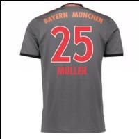 2016 17 bayern munich away shirt muller 25 kids