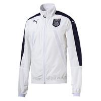 2017 2018 italy puma stadium jacket vent white