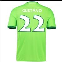 2016-17 Wolfsburg Home Shirt (Gustavo 22) - Kids