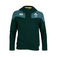 2017-2018 Ireland Rugby Training Full Zip Hoody (Deep Teal) - Kids