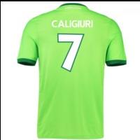 2016-17 Wolfsburg Home Shirt (Caligiuri 7) - Kids