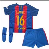 2016 17 barcelona home baby kit samper 16