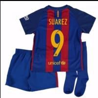 2016-17 Barcelona Home Mini Kit Shirt (Suarez 9)