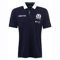 2016-2017 Scotland Home SS Cotton Rugby Shirt