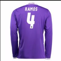 2016-17 Real Madrid Away Longsleeve Shirt (Ramos 4)