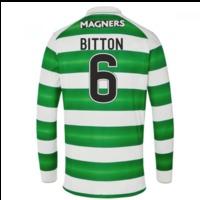 2016-17 Celtic Long Sleeve Home Shirt (Bitton 6)