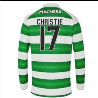 2016-17 Celtic Long Sleeve Home Shirt (Christie 17) - Kids