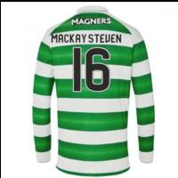 2016-17 Celtic Long Sleeve Home Shirt (Mackay-Steven 16) - Kids