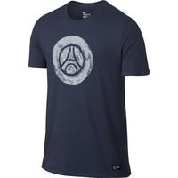 2016 2017 psg nike core crest tee navy