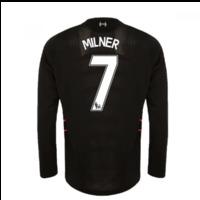 2016-17 Liverpool Away Long Sleeve Shirt (Milner 7) - Kids