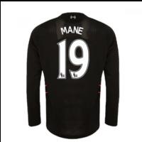 2016-17 Liverpool Away Long Sleeve Shirt (Mane 19) - Kids