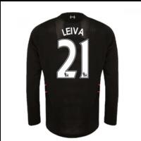 2016-17 Liverpool Away Long Sleeve Shirt (Leiva 21) - Kids