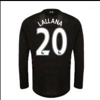 2016-17 Liverpool Away Long Sleeve Shirt (Lallana 20) - Kids