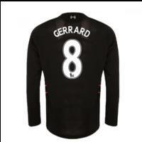 2016 17 liverpool away long sleeve shirt gerrard 8 kids