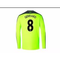 2016 17 liverpool third long sleeve shirt gerrard 8 kids