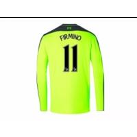 2016 17 liverpool third long sleeve shirt firmino 11 kids