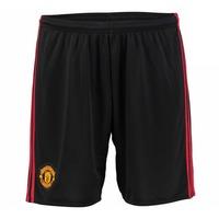 2016-2017 Man Utd Adidas Home Goalkeeper Shorts (Black)