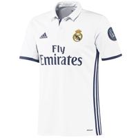 2016-2017 Real Madrid Adidas UCL Home Shirt (Kids)