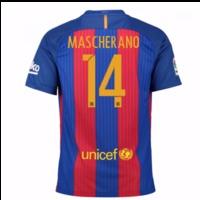2016-17 Barcelona Sponsored Home Shirt (Mascherano 14)