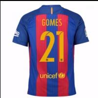 2016-17 Barcelona Home Shirt (Gomes 21)