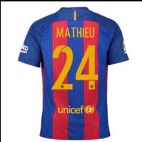 2016 17 barcelona home shirt mathieu 24