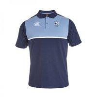 2015 2016 cardiff blues rugby cotton training polo shirt peacot