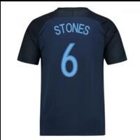 2017-18 England Away Shirt (Ston...