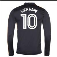 2016-17 Newcastle Away Long Sleeve Shirt (Your Name)