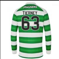 2016-17 Celtic Long Sleeve Home Shirt (Tierney 63) - Kids