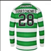 2016-17 Celtic Long Sleeve Home Shirt (Sviatchenko 28) - Kids