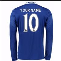 2016-17 Chelsea Home Long Sleeve Shirt (Your Name)