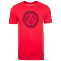 2016-2017 PSG Nike Core Crest Tee (Red)