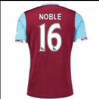 2016 17 west ham home shirt noble 16 kids