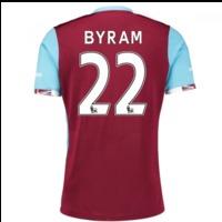 2016-17 West Ham Home Shirt (Byram 22) - Kids