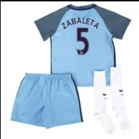 2016-17 Man City Home Mini Kit (Zabaleta 5)