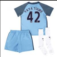 2016-17 Man City Home Mini Kit (Yaya Toure 42)